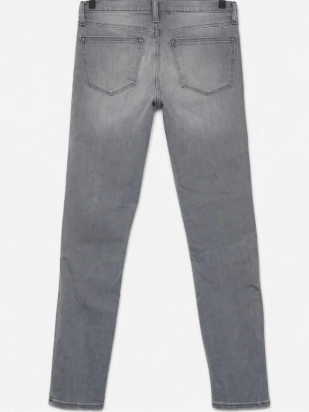 J. Crew High-Rise Slim Jeans — Gray